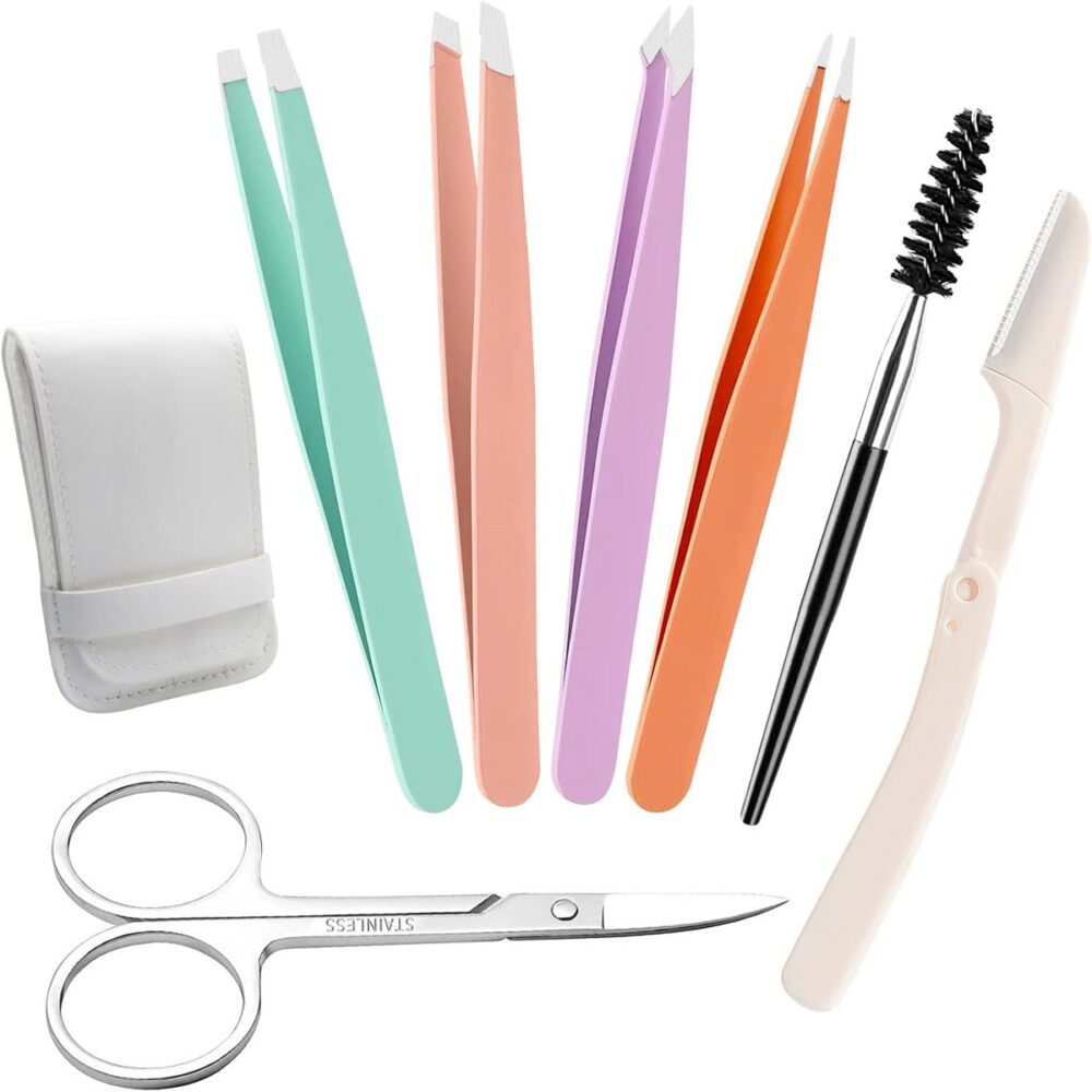 Milishow Eyebrow Tweezer Set