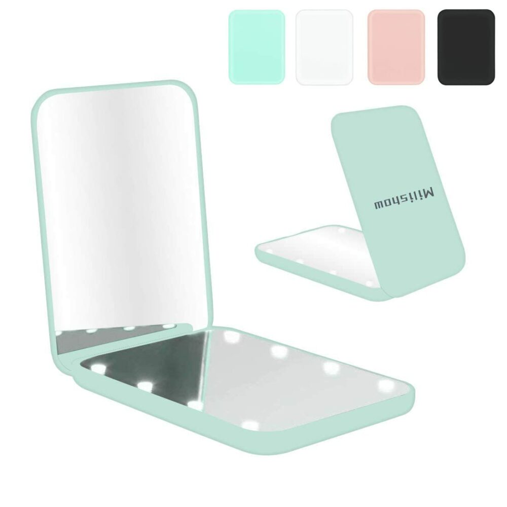 Milishow Magnifying Mirror (Cyan)