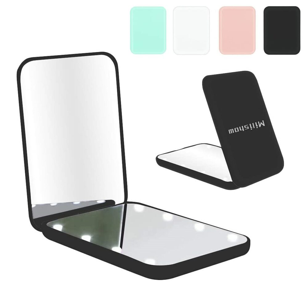 Milishow Magnifying Mirror (Black)